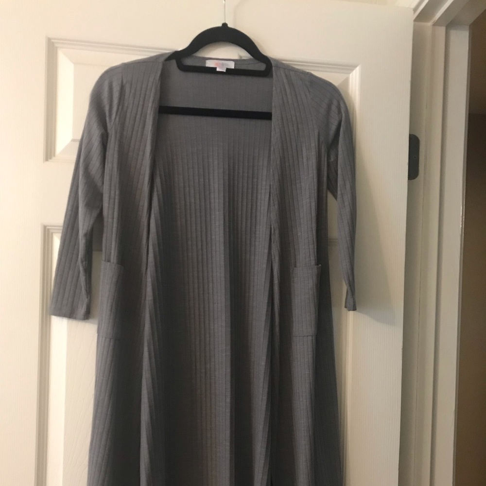 Girls Charcoal Gray Lularoe Sariah